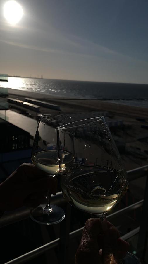 Luxe Studio/Suite Met Zeezicht En Volle Zon Knokke-Heist Eksteriør billede