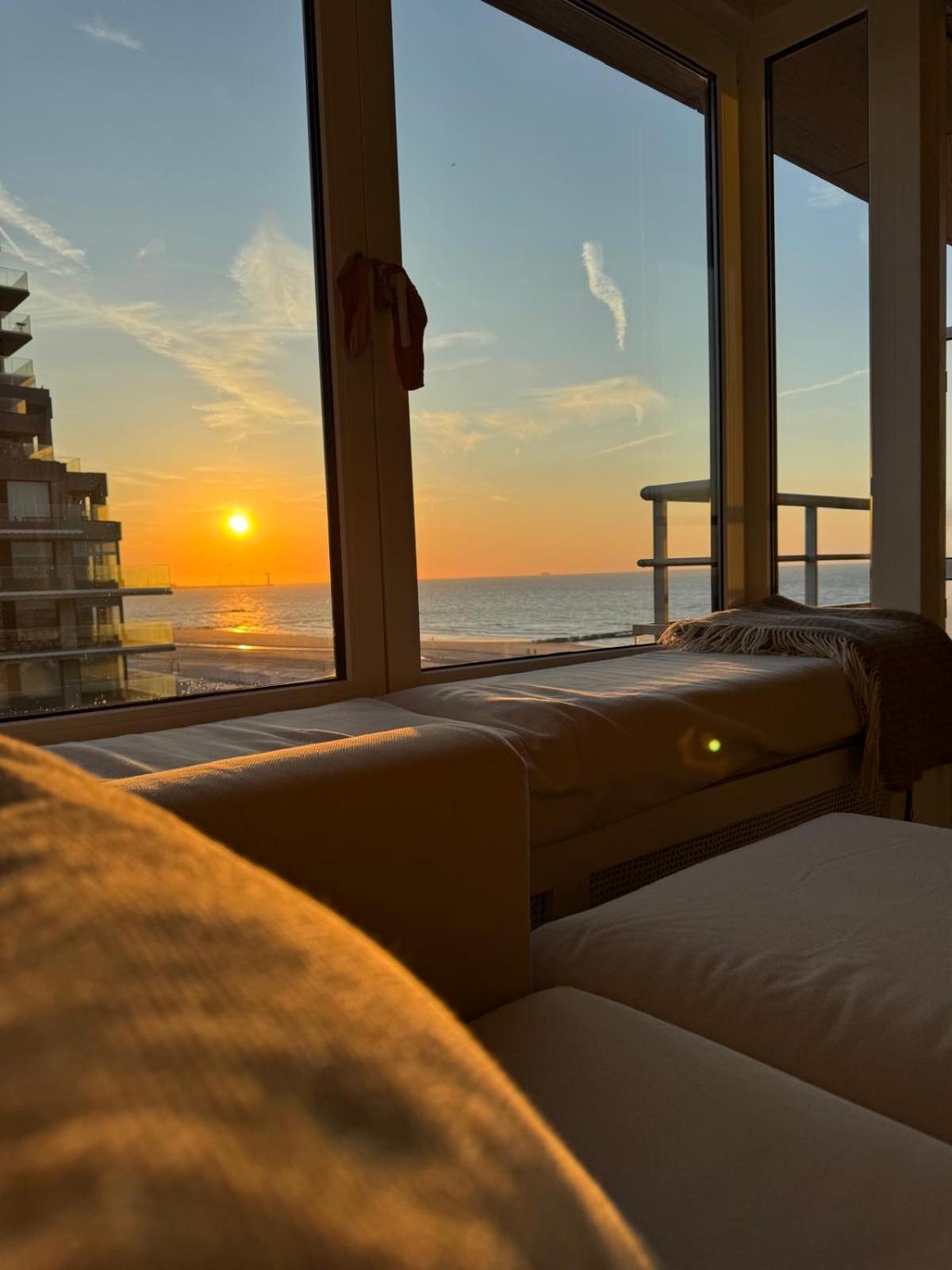 Luxe Studio/Suite Met Zeezicht En Volle Zon Knokke-Heist Eksteriør billede