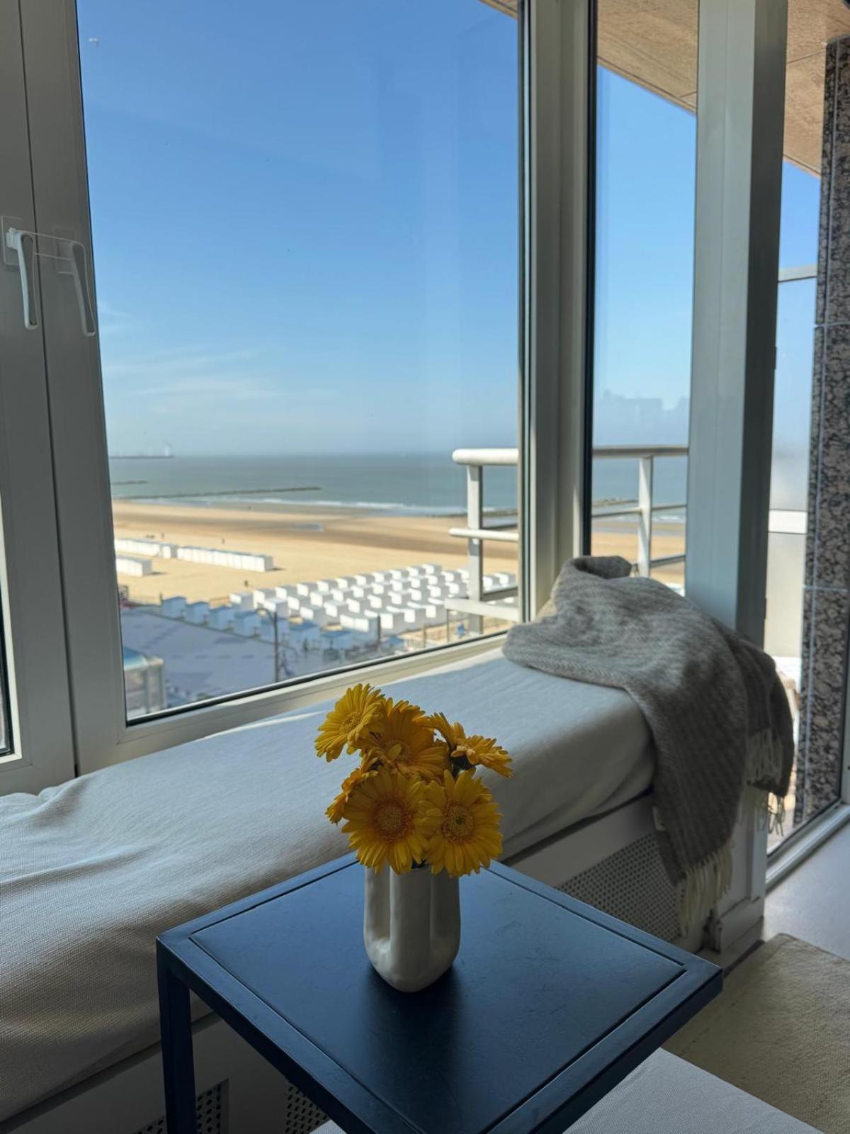Luxe Studio/Suite Met Zeezicht En Volle Zon Knokke-Heist Eksteriør billede